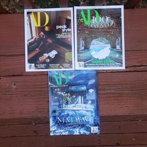 (3) AD Architectural Digest Magazines- Dec 24', Jan 25' and April 25'